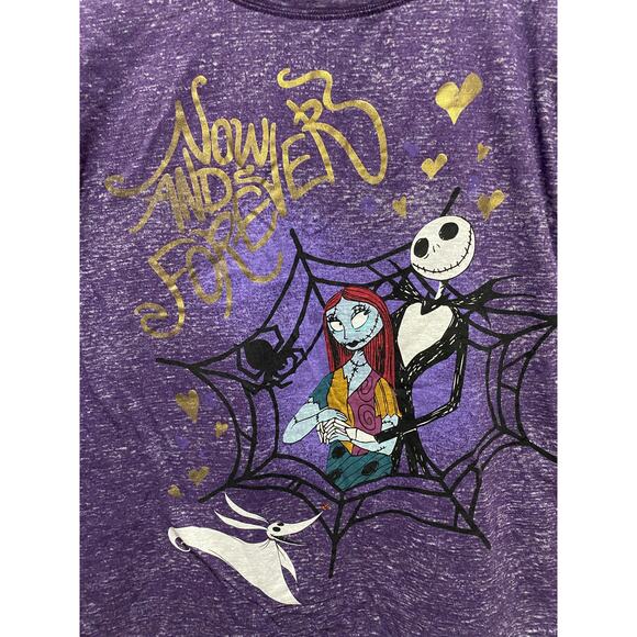 Disney Store Now and Forever Nightmare Before Christmas Graphic Shirt Sz M - Picture 2 of 6